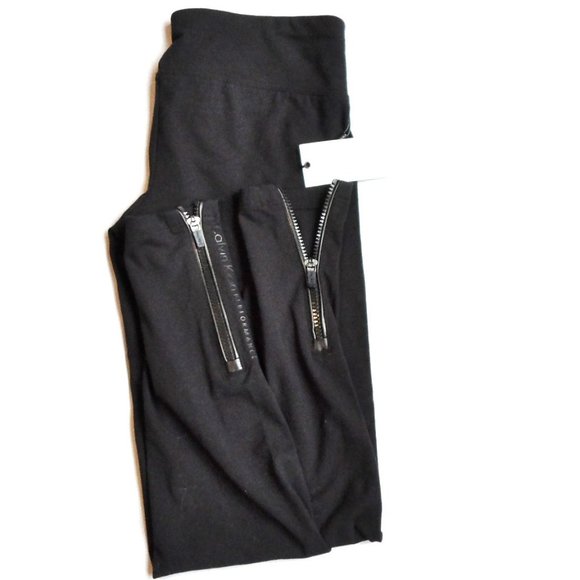 NWT Calvin Klein Performance Zippered Stretch Yoga Workout Leggings Sz. S - Picture 7 of 8